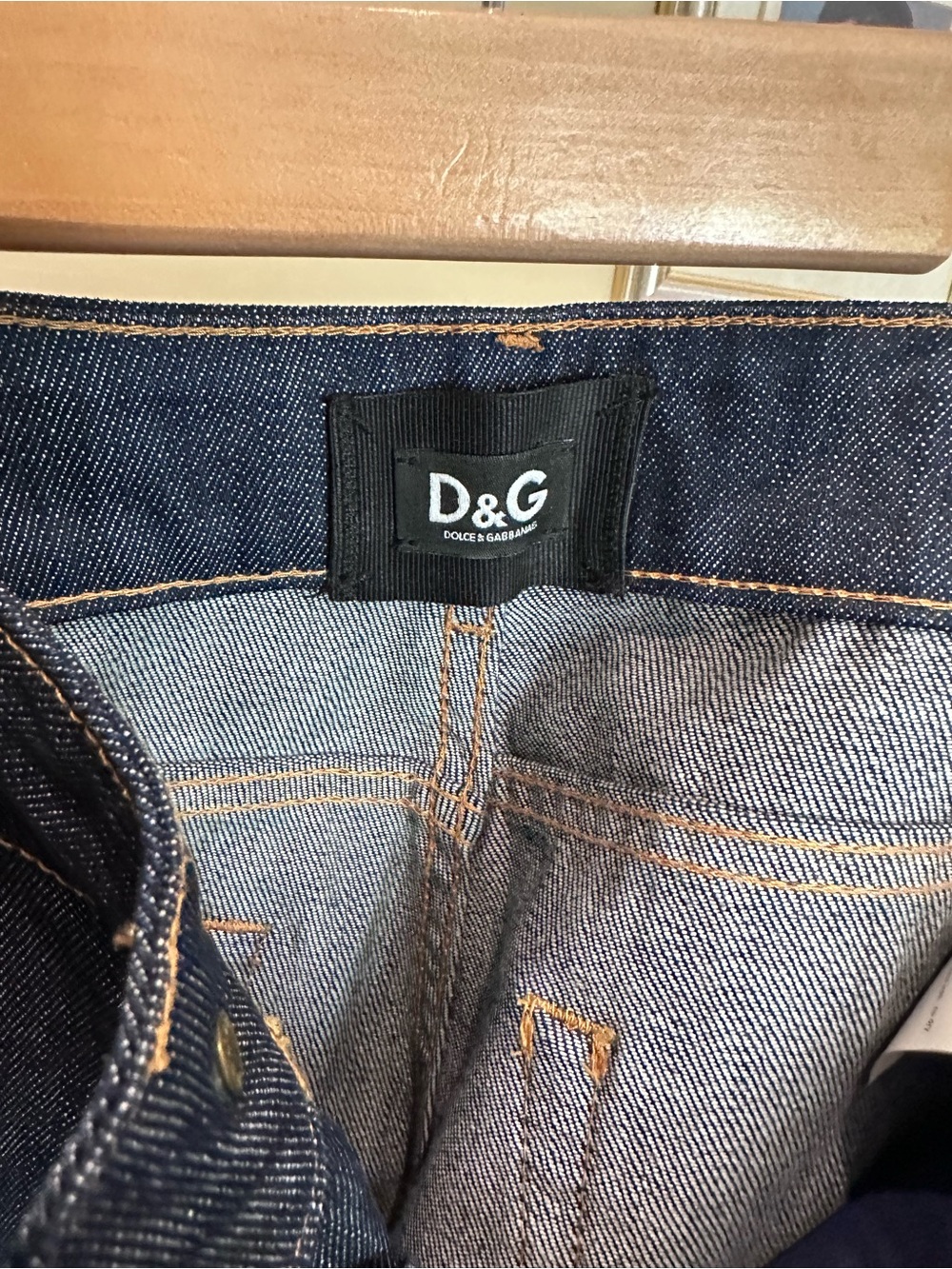 Dark Blue Women's Flare Jeans - Dolce & Gabbana. - Picture 7 of 7